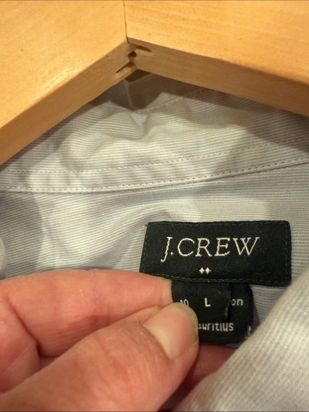 J. Crew Pale Blue Button-Down Casual Shirt